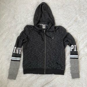 NWOT Vintage Vs Pink Zip Up Hoodie